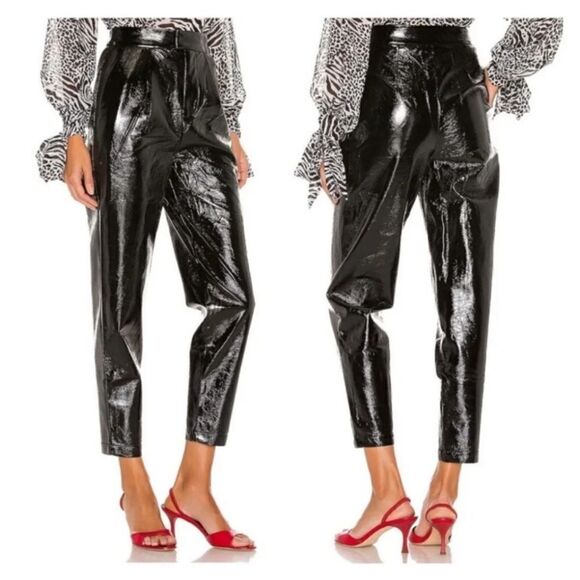 L'Academie Faux Leather The Arielle Pant - Picture 4 of 16